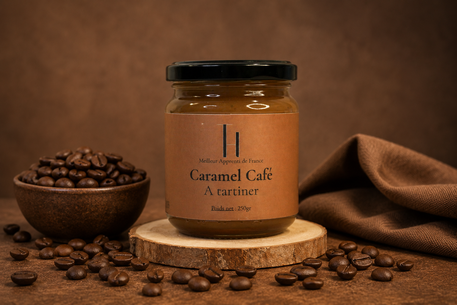 Caramel à tartiner café 250g