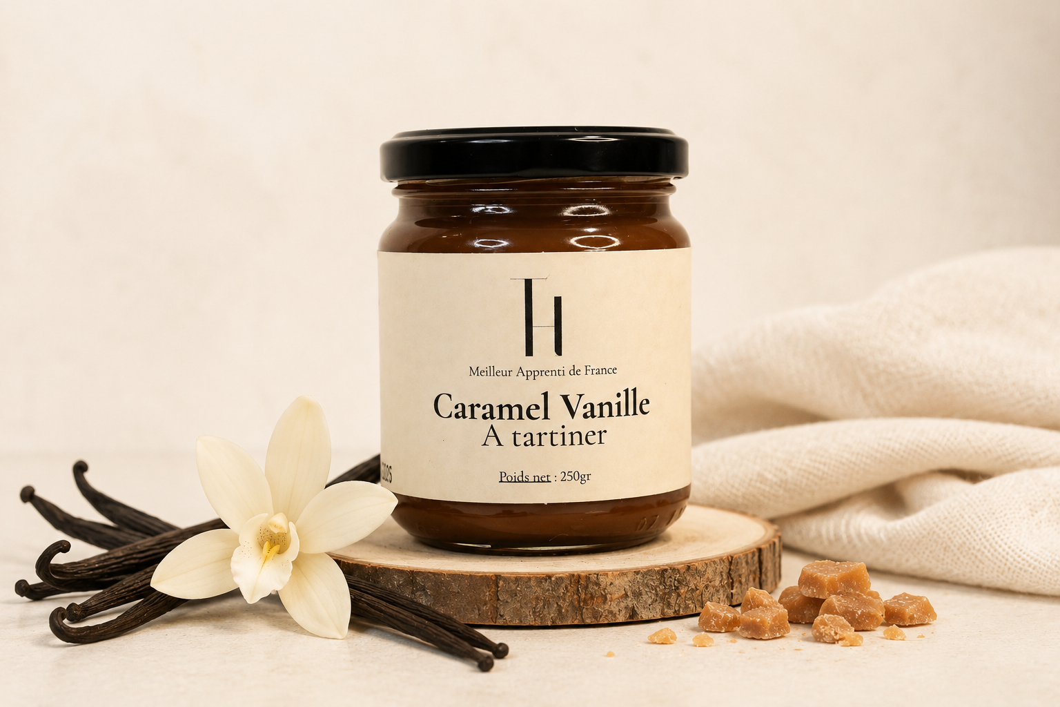 Caramel à tartiner vanille 250g