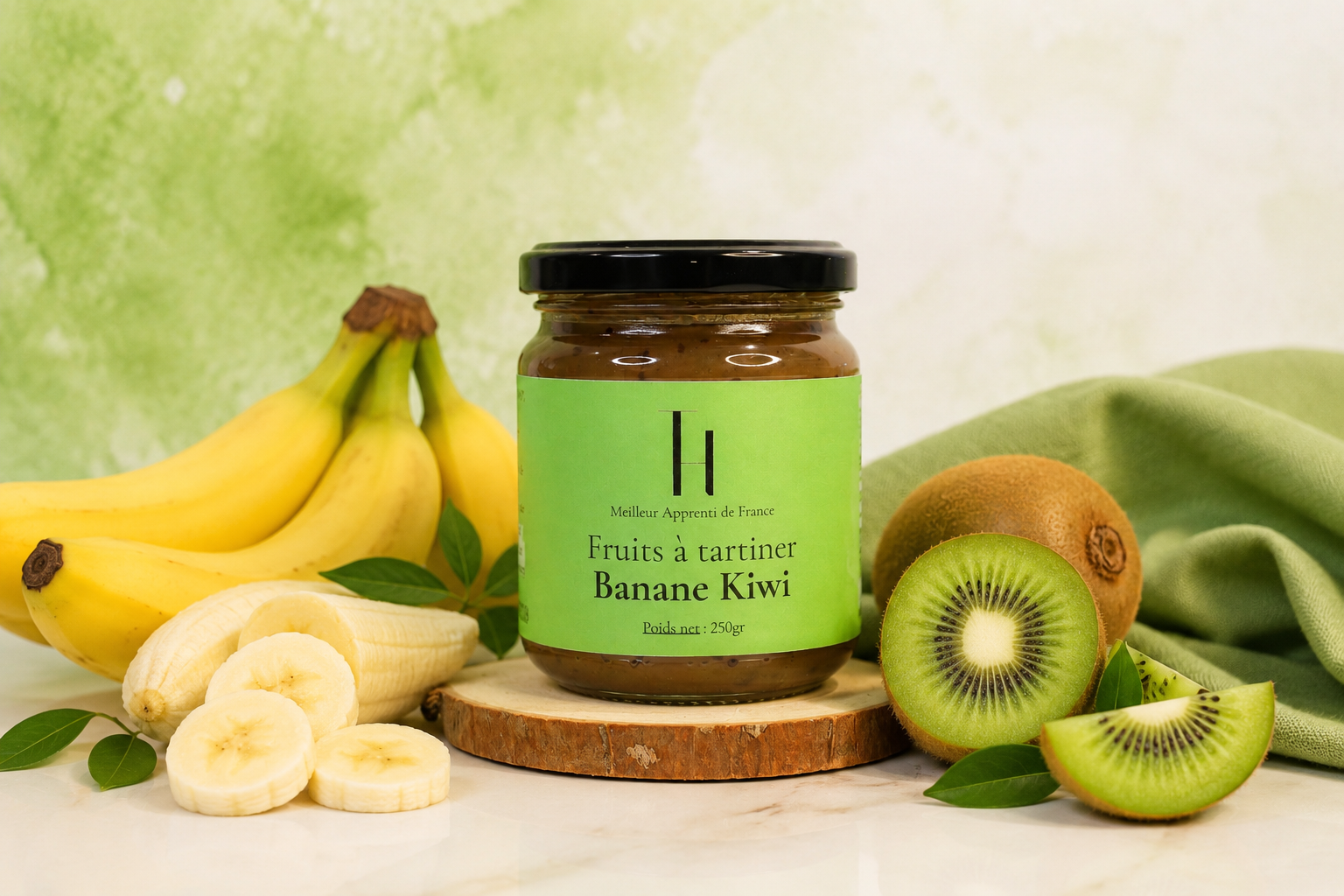 Fruits à tartiner Banane Kiwi 250g