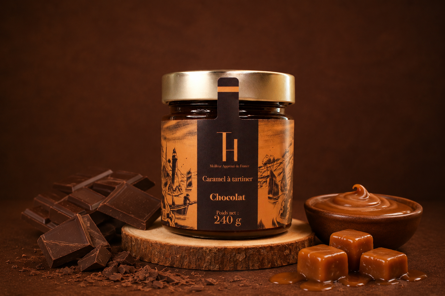 Caramel à tartiner Chocolat 240g