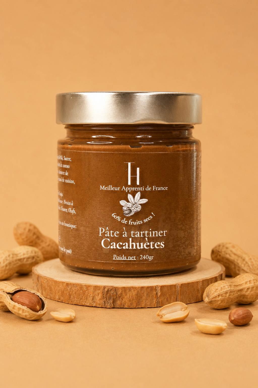 Pâte à tartiner Cacahuètes 60% 240g