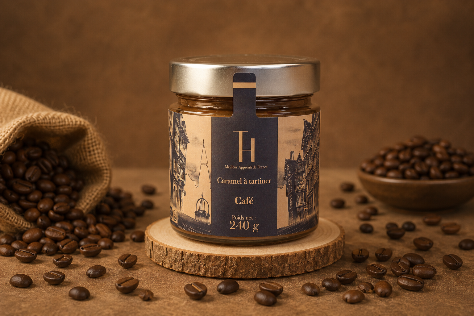 Caramel à tartiner café 240g
