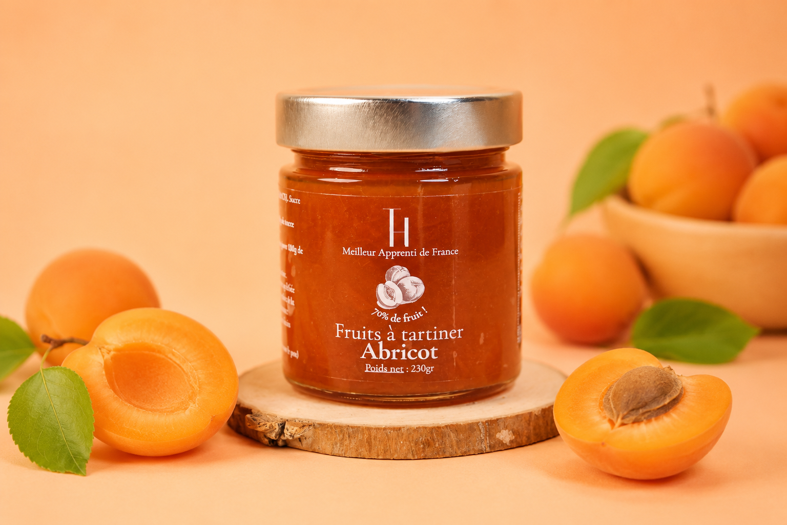Fruits à tartiner Abricot du Roussillon 70% 230g