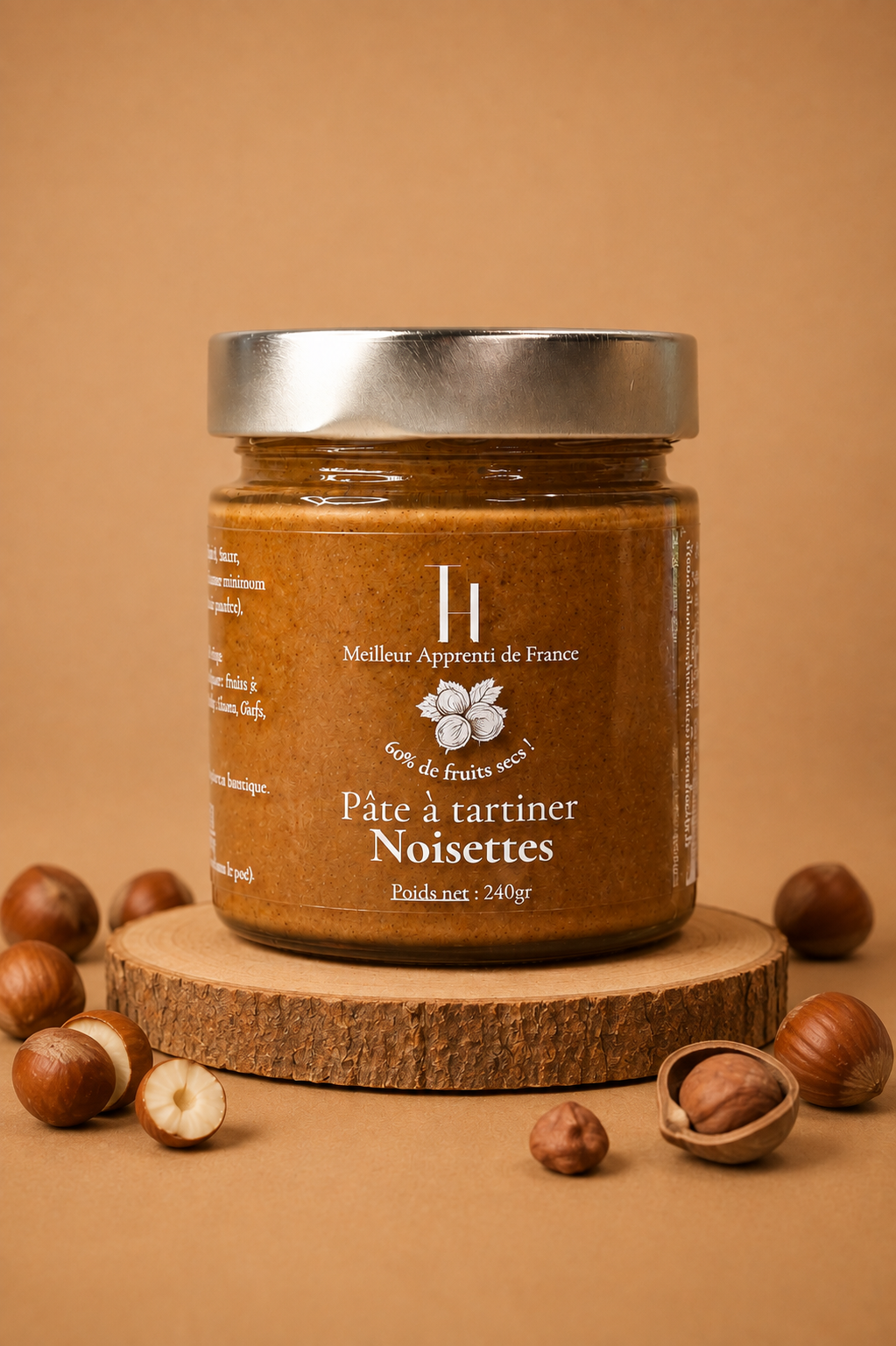 Pâte à tartiner Noisettes 60% 240g*