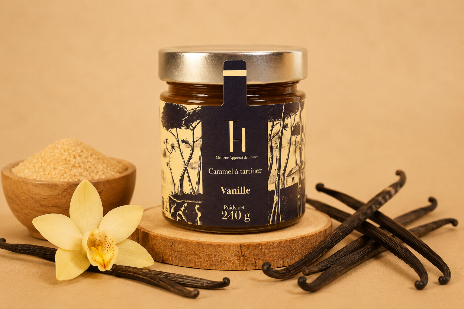 Caramel à tartiner vanille 240g